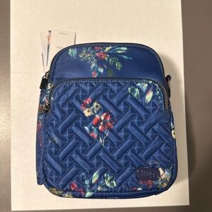 Lug Can Can Crossbody Bag - Bouquet Blue NWT